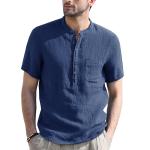Stand Up Collar Heavyweight T Shirt Sport Breathable Short Sleeve