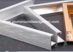Light Weight Brushed Aluminium Picture Frames Gold Color Snap Application