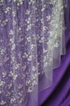 hot sale fashion embroidery lace fabric for wedding dress