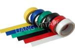 0.10-0.22 mm Thick Pvc Electrical Adhesive Tape , Flame Retardant Rubber
