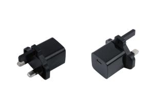 Compact Black Power Delivery PD Adapter Over Voltage Protection 20W Power Delivery