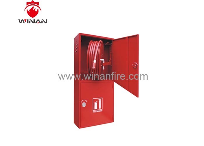 Swing Type Fire Hose Pipe Hose Reel Fire Fighting Equipment Left Door Style