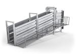 Custom Leveled Livestock Loading Ramp Plans Hardwood Timber Floor