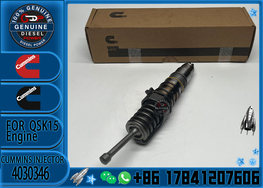 Genuine And New Diesel Fuel Injector 1846348 5634701 4030346 for Cummins QSX15 Diesel Engine