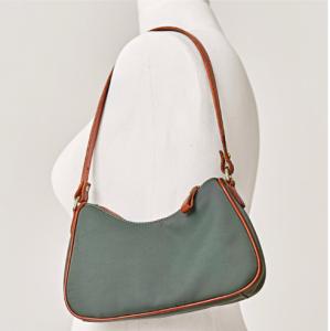 Quality Zipper Closure Small Underarm Bag PU One Strap Leather Bag wholesale