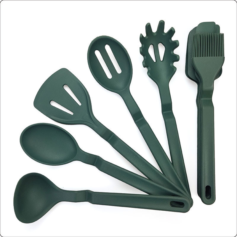 10 Pcs Silicone Kitchen Cookware Utensils Set Kitchen Cooking Tools Includes Spatula Spoon Turner Whisk Tong, Dishwash