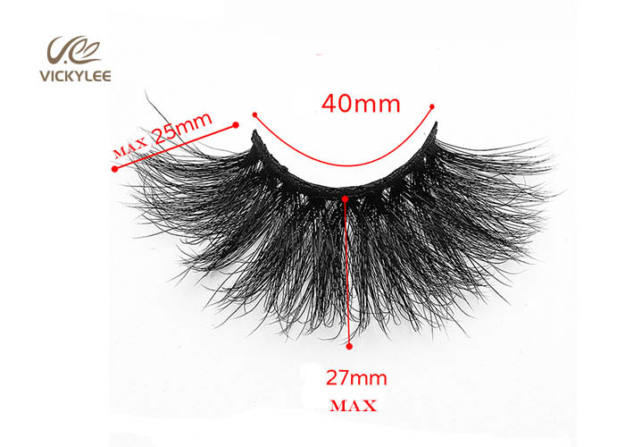 Ultra Light 25mm 6D Russian Volume Lashes Natural Synthetic Fibers