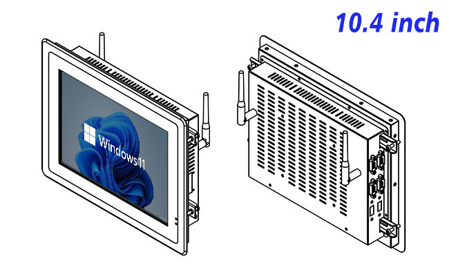 10.4-Inch Windows Display for Industrial Dashboards and HMI Systems