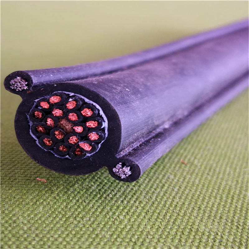 Round Pendant Control Cable with 1 Steels For Crane and Lifter RVV1G 8*1.0MM2