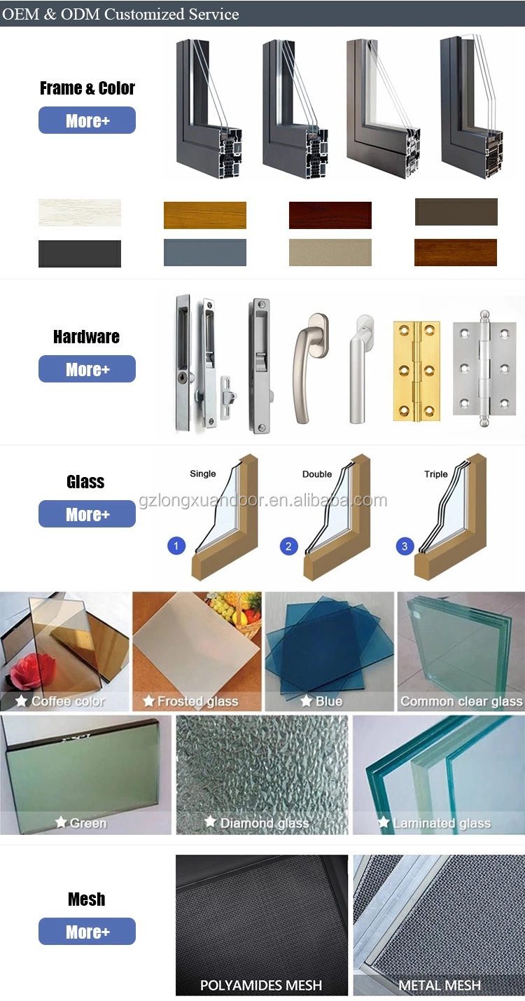 Sliding Type Aluminium Frame Glass Doors AS2208 Certificated
