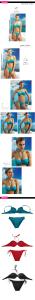 Quality Womail Womens Padded Push-up Bra Bikini Set Swimsuit Bathing Suit Swimwear Beachwear swimwear female 2018 large size swi wholesale