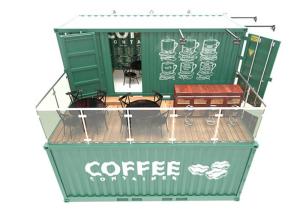 Quality Topshaw Portable container Prefab Restaurant Outdoor Fast Food Kiosk Mobile Coffee Shop wholesale