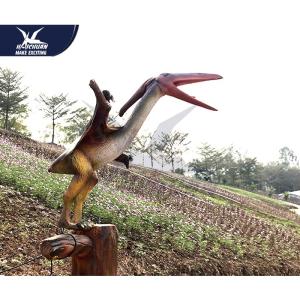 Quality Handmade Lifesize Movable Pterosaur Decoration For Outdoor Place wholesale