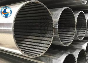 Quality 0.5mm Slot Johnson Type Wedge Wire Screen Filter Stainless Steel wholesale