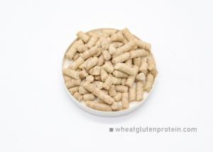 Quality 75% Dry Protein Content Wheat Gluten Feed Pellets at Cylindrical pellet wholesale