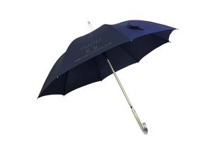 Quality Adverting Aluminium Umbrella J Handle Rainproof Portable For Women Men wholesale