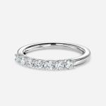 Custom Lab Diamond Wedding Band VVS Clarity 1 Carat Lab Grown Diamond Ring
