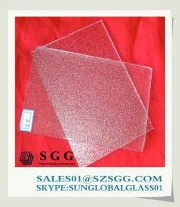 Quality 3mm Clear Patterned Glass with good price wholesale