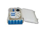 FTTx indoor fiber optic terminal box , 12 ports ABS for wall mounting