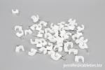 DEMOELE K-Type Round PE material natural color Cable Clip Wire and Cable Fixing