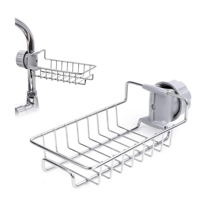 Detachable Faucet Sink Sponge Storage Holders Racks Bolt Inserting Type