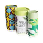 PMS Color Round Paper Tube Packaging BPA Free Spot UV Embossing