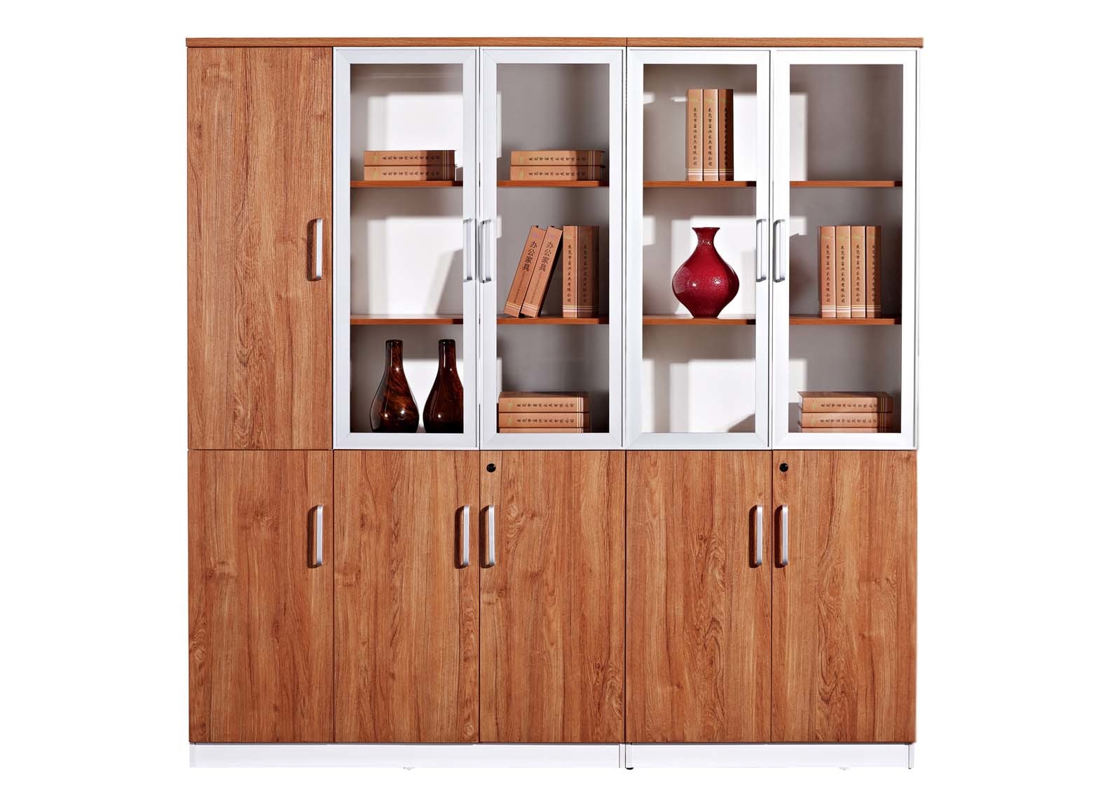 Full Height Three Door Vertical File Cabinet Swing Door Style Fire Proof