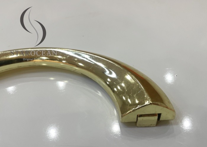 Zamak Material Coffins And Caskets Accessories Shining Gold Plating ZH004