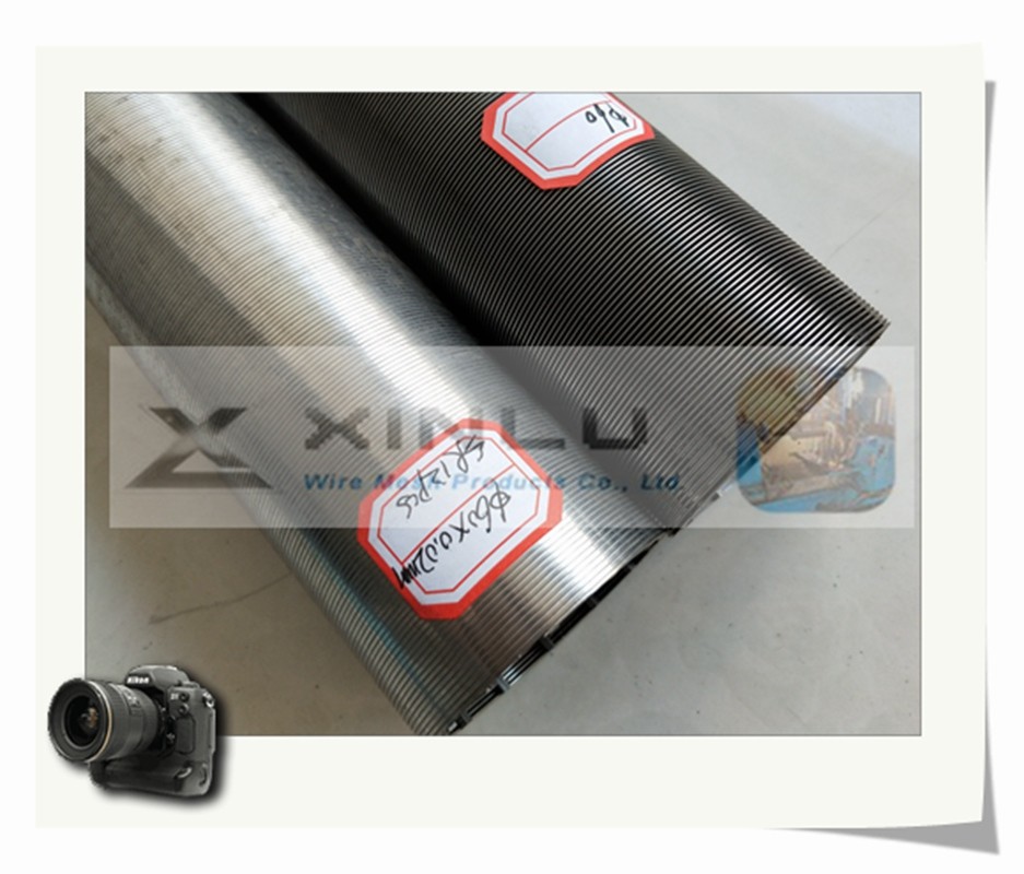 DN60 Well Screen Pipe Fine 50 Micron Slotted Screen Pipe For Beverage