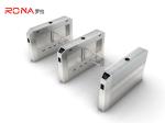 Security Half Height Turnstile Anti Fingerprint Swing Turnstile Gate DC