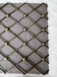 Quality 0.6m-2.4m Width Decorative Wire Mesh Grilles For Cabinet Door wholesale