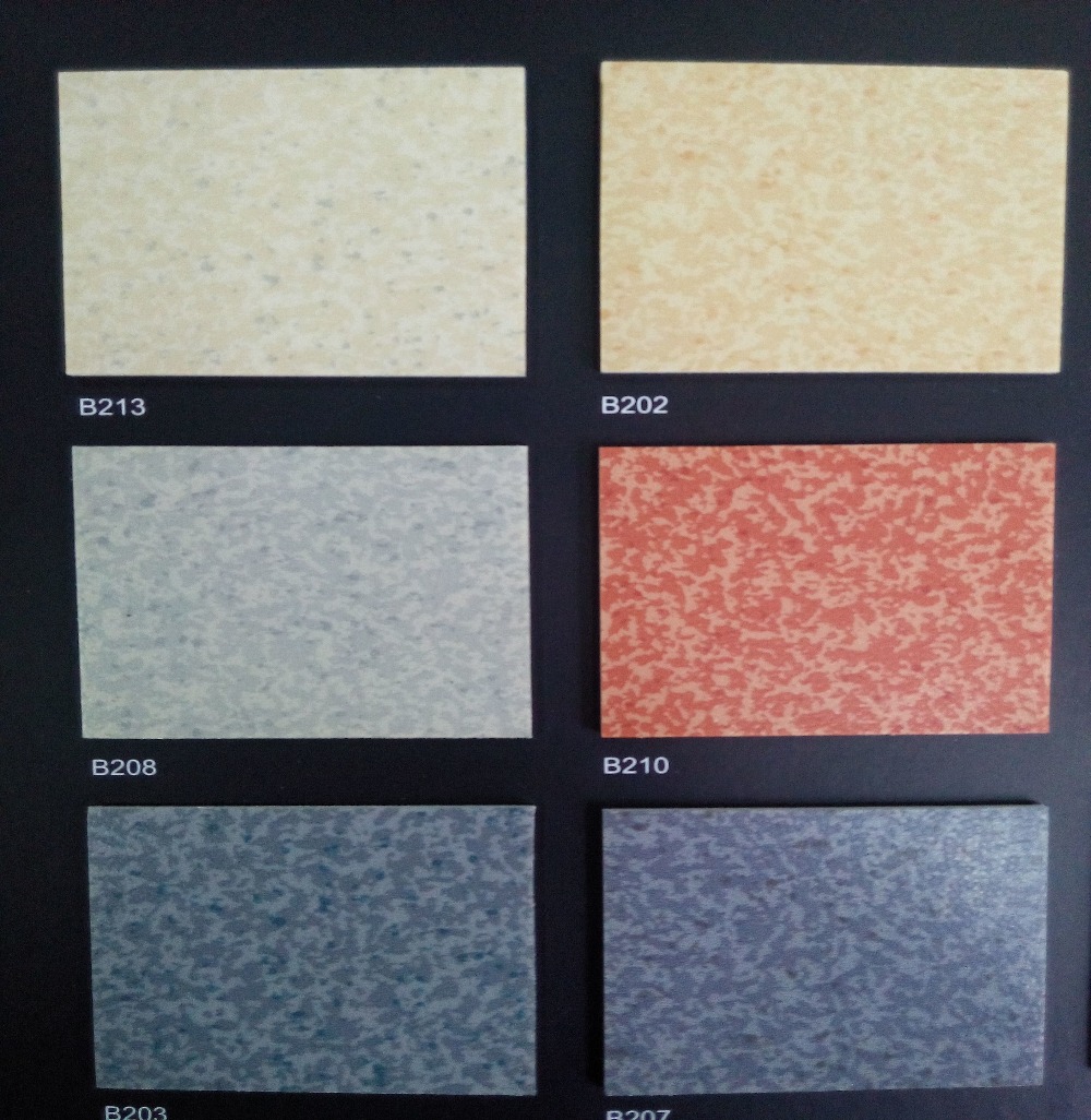 Colored PVC Floor Covering Thickness 2.0mm Anti - Corrosive Feature
