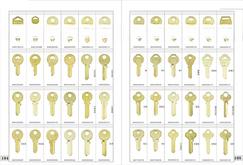 Shipping ways DHL UPS EMS TNT Fedex Security Blank Keys For Locksmith Suppliers