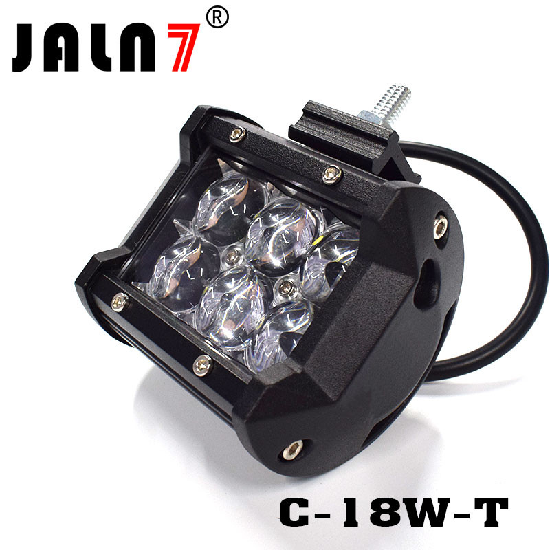Led Work Light JALN7 18W Lens Car Driving Lights Fog Light Off Road Lamp Car Boat Truck SUV JEEP ATV Led Light