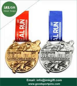 Quality Custom High Quality Lanyard Metal Medal for Sport ,High Quality Enamel Metal Running Medal with Transfer Printed wholesale