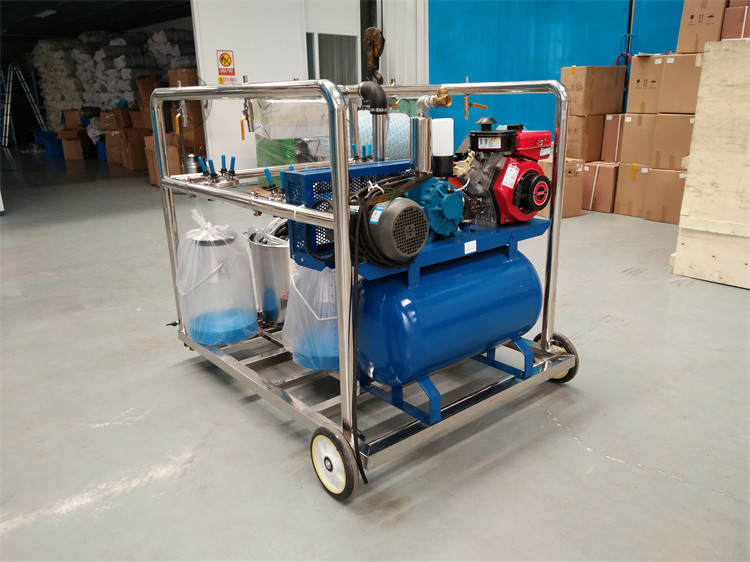 HL-JN03A Transparent Bucket Milking Machine with Diesel Engine and Electric Motor