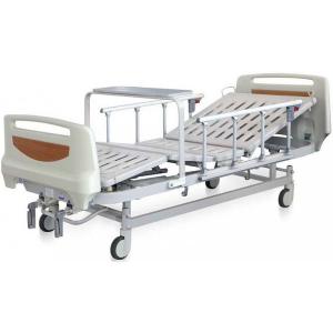 Quality 4 Part 2 Steel Bedboard 2 Crank Manual Hospital Bed Double Crank Bed wholesale
