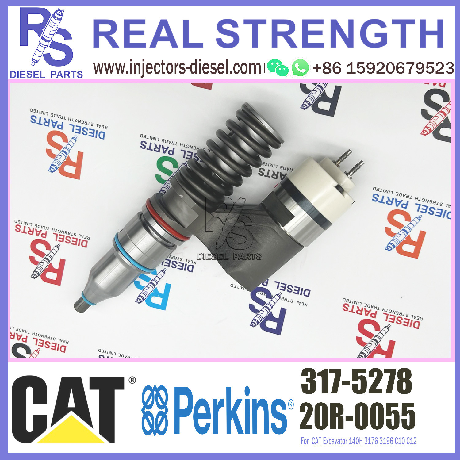20R0055 Caterpillar C12 Injectors 20R-0055 3175278 317-5278 For 140H 3176 3196 C10