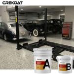 Vinyl Flake Broadcast Epoxy Resin Floor Coating Polyaspartic Topcoat