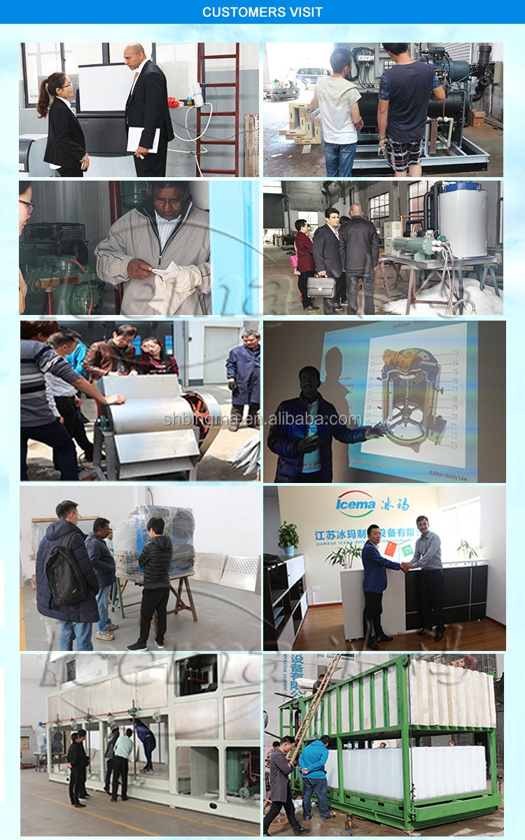 6400*2250*2500 Container Block Ice Machine with Other Ice Storage Capacity at Port and Quay