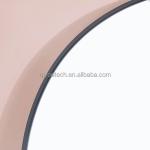 Stylish Design Black Metal Frame Oval Mirror for Bathroom Living Room Decoration