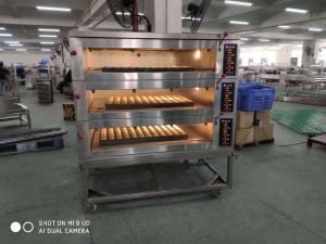 Quality 1300kg 400*600mm Tray Bread Baking Electric Rotary Oven wholesale