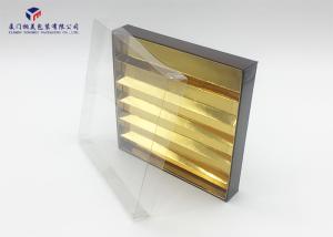 Quality Super Clear PET Cover For Paper Box Plastic Retail Packaging Boxes 17.8X17.8X2cm wholesale