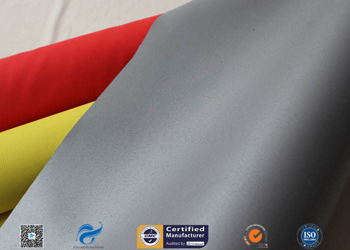 960GSM Silicone Coated Fiberglass Fabric Grey 0.65MM Heat Insulating Cloth