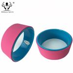1.35kg Dharma Yoga Wheel For Beginners , Gym Yoga Equipment High Density TPE