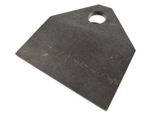 Quality ASTM A36 Steel Roller Wheel Side Plate Roll Off Wheel Bracket wholesale