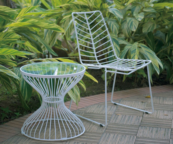 Leaf Shaped Wire Mesh Dining Chairs Stacking Diamond Seat Cushion Unikideas