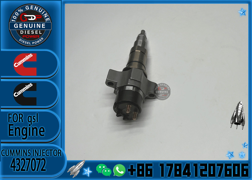 Diesel fuel injector common rail injector is suitable for Scania ISG XPI 2872544, 4307475, 4327072 fuel injector assembl