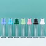 40ML Cylinder Pink Green Plastic Spray Bottle Customized Fine Mist
