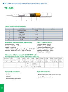 Quality TLLR Series Mithstand High Temperature Phase Stable Cable wholesale